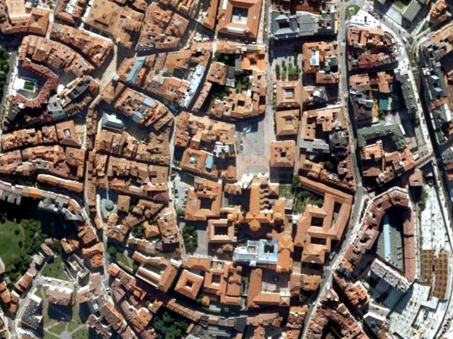 Muralla de Alfonso II seg&uacute;n Fortunato de Selgas (1908)