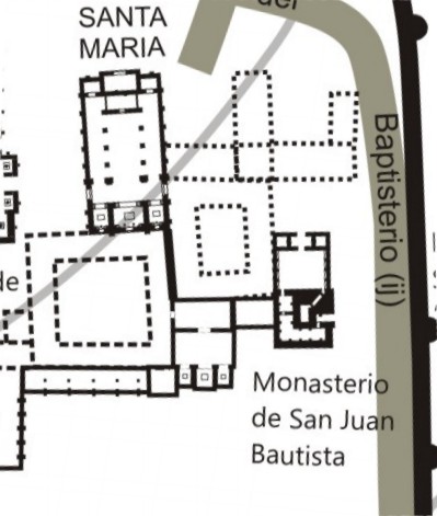 Planta hipot&eacute;tica del primitivo San Juan Bautista