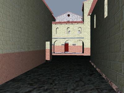 Reconstrucci&oacute;n del "Salutatorium" de la Catedral de Oviedo