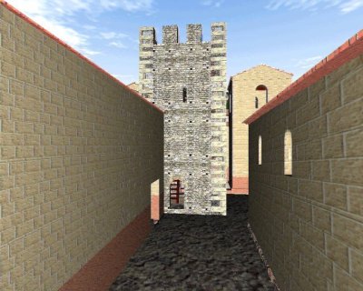 Torre defensiva construida por Alfonso III en el &uacute;ltimo cuerto del s. IX en el costado sur de San Salvador de Oviedo.