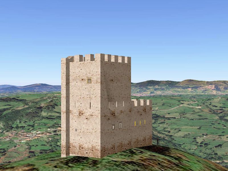 Torreón de Tudela. Exterior sureste.