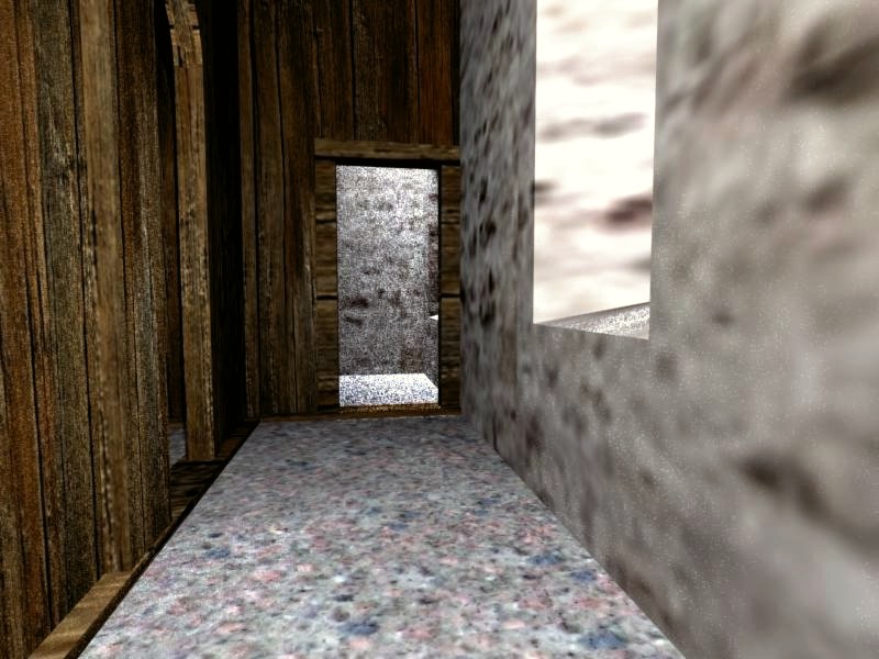 Torreón de Tudela. Entrada a las estancias de habitación.