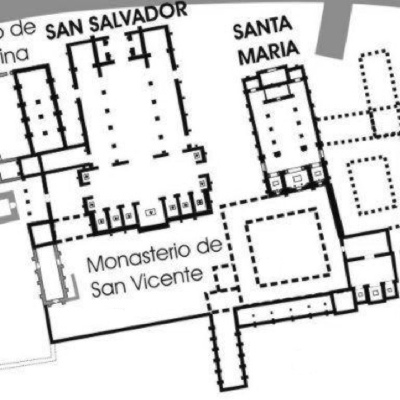 Planta hipotética del primitivo San Vicente.