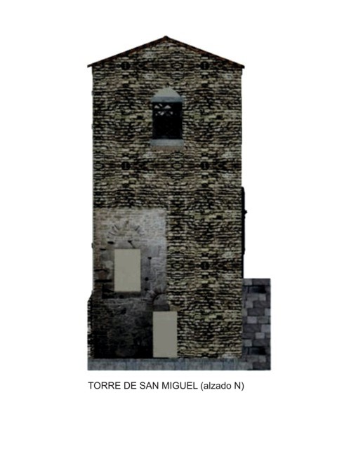 Torre de San Miguel, alzado N.