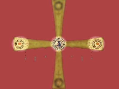 Seleccione una zona en la cruz o continúe la presentación para examinar los entalles en detalle.