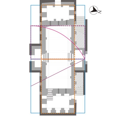 Proporción Áurea: Determinación geométrica de la articulación en planta de Santa María de Naranco.