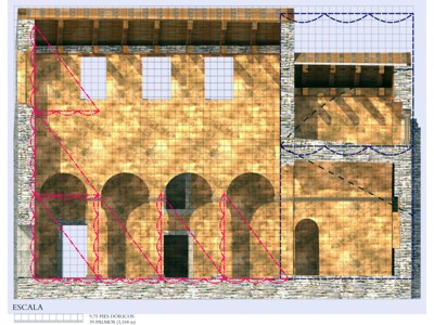 Proporción Áurea: Determinación del alzado del ábside central de la iglesia de San Pedro de Nora.