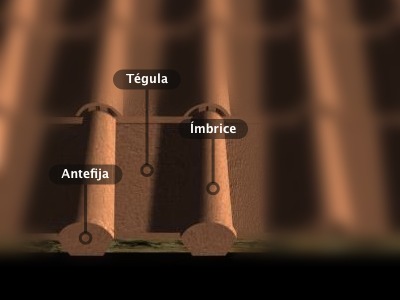 Tejado de tégula: Explicación de la estructura.