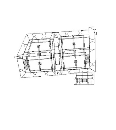 Planta hipotética de la ronda cubierta.