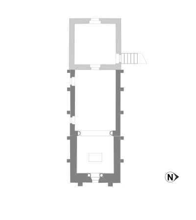 Planta de la "Cámara Santa".
